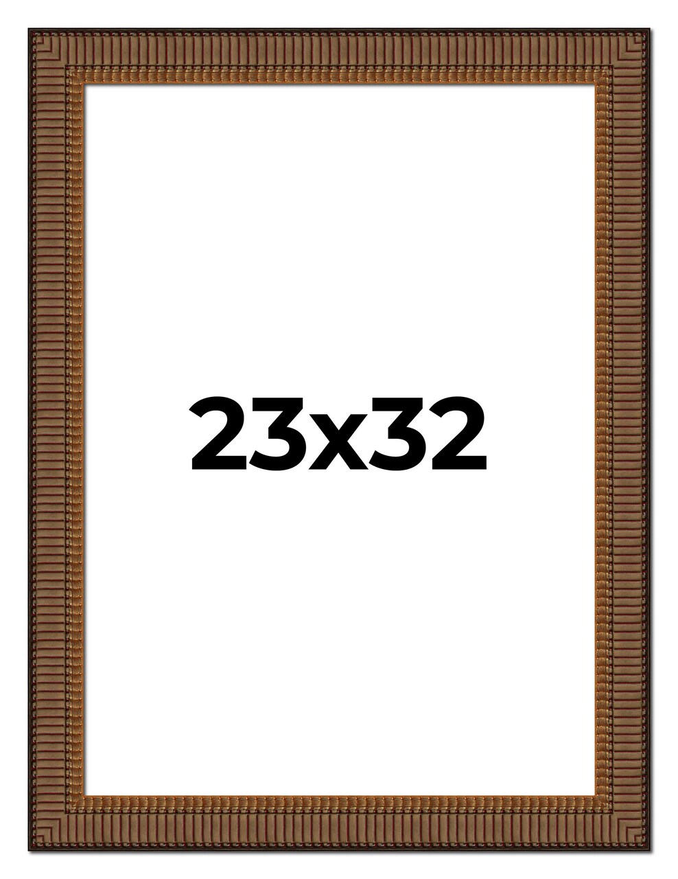 Photo Size Museum Black Picture Frame - UV Acrylic, Foam Board Backing, Hanging Hardware